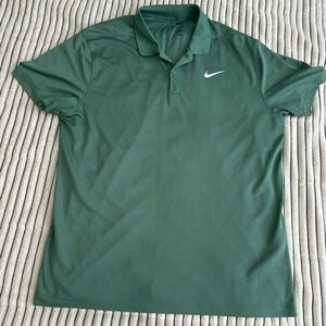 Nike Men's Forest Green Polo Shirt